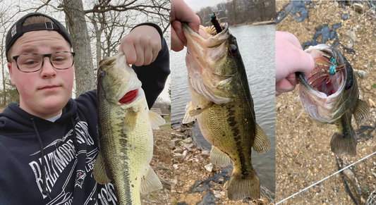 First bass of the year with Tackle Max Centipede!