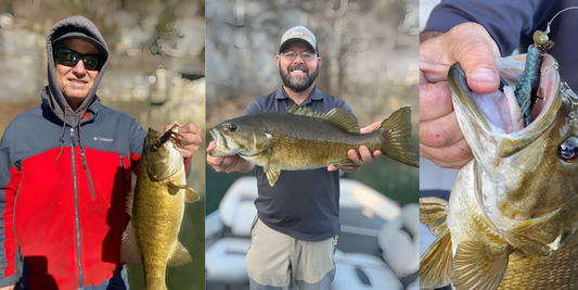 5 nice smallmouths were caught today on Tackle Max Craw and Hellgrammite!!!  The fish was safely released immediately after taking the picture as always.